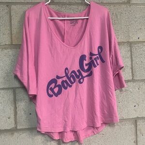 🎉4 for $15🎉babygirl domain sleeve tee